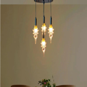 Crystal Drop Cluster Hanging Light – SRL0222/6P