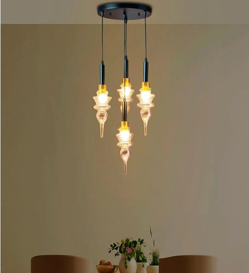 Crystal Drop Cluster Hanging Light - SRL0222/6P