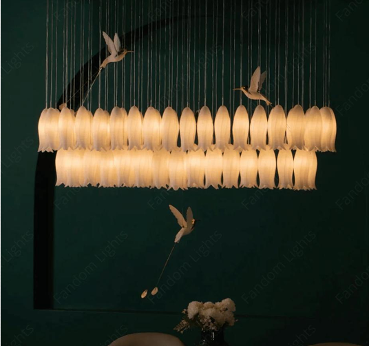 Luxury Bird Nest Designer Hanging Light - 7171/54+4L