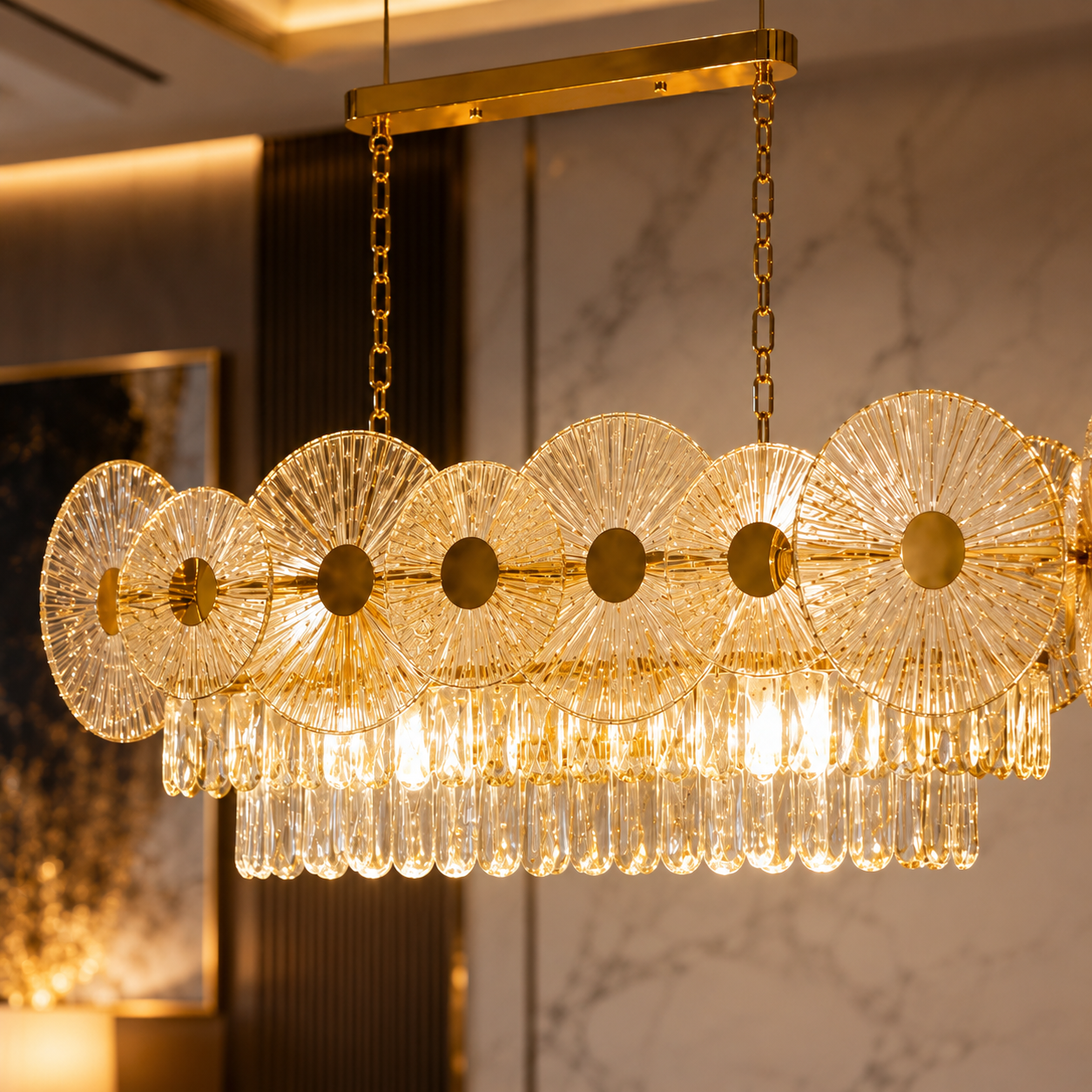 Aurelia Bloom Crystal Chandelier
