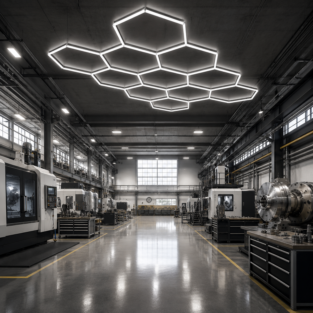 Aurora HexaGrid 14 HOLE 3C LED Ceiling Light
